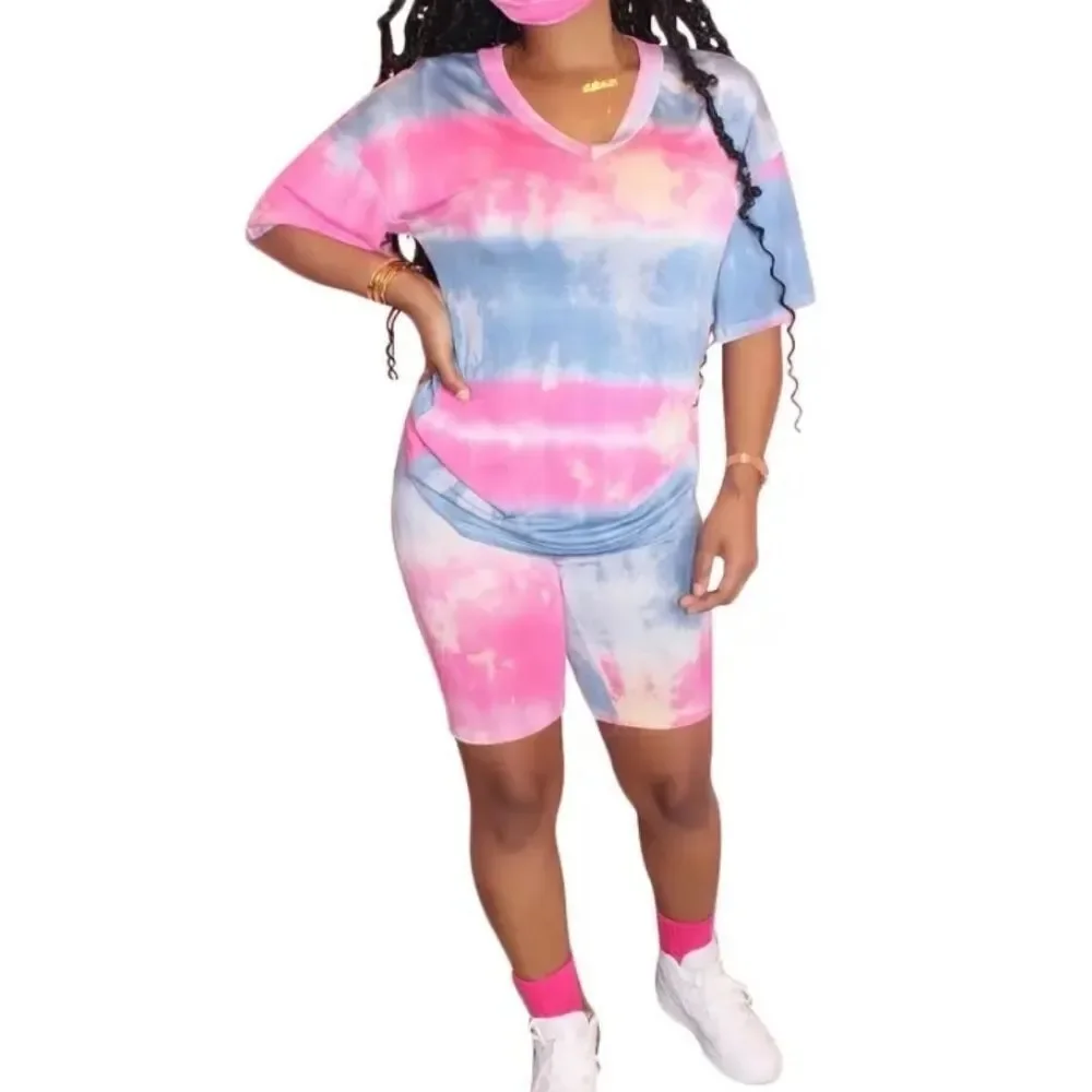 Ladies Tie Dye 2 Piece Set sz Small